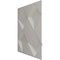 Ekena Millwork 19 5/8in. W x 19 5/8in. H Bradley EnduraWall Decorative 3D Wall Panel Covers 2.67 Sq. Ft. WP20X20BYBCR - alternate 3